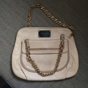 Marc Jacobs Made In Italy creme leather purse